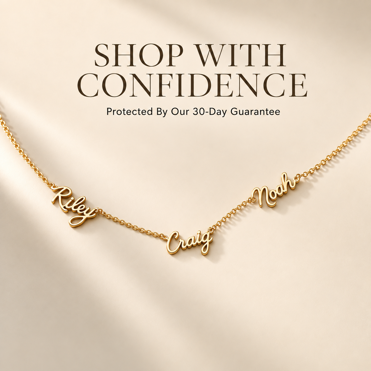AVELÉ™ Multi-Name Necklace.