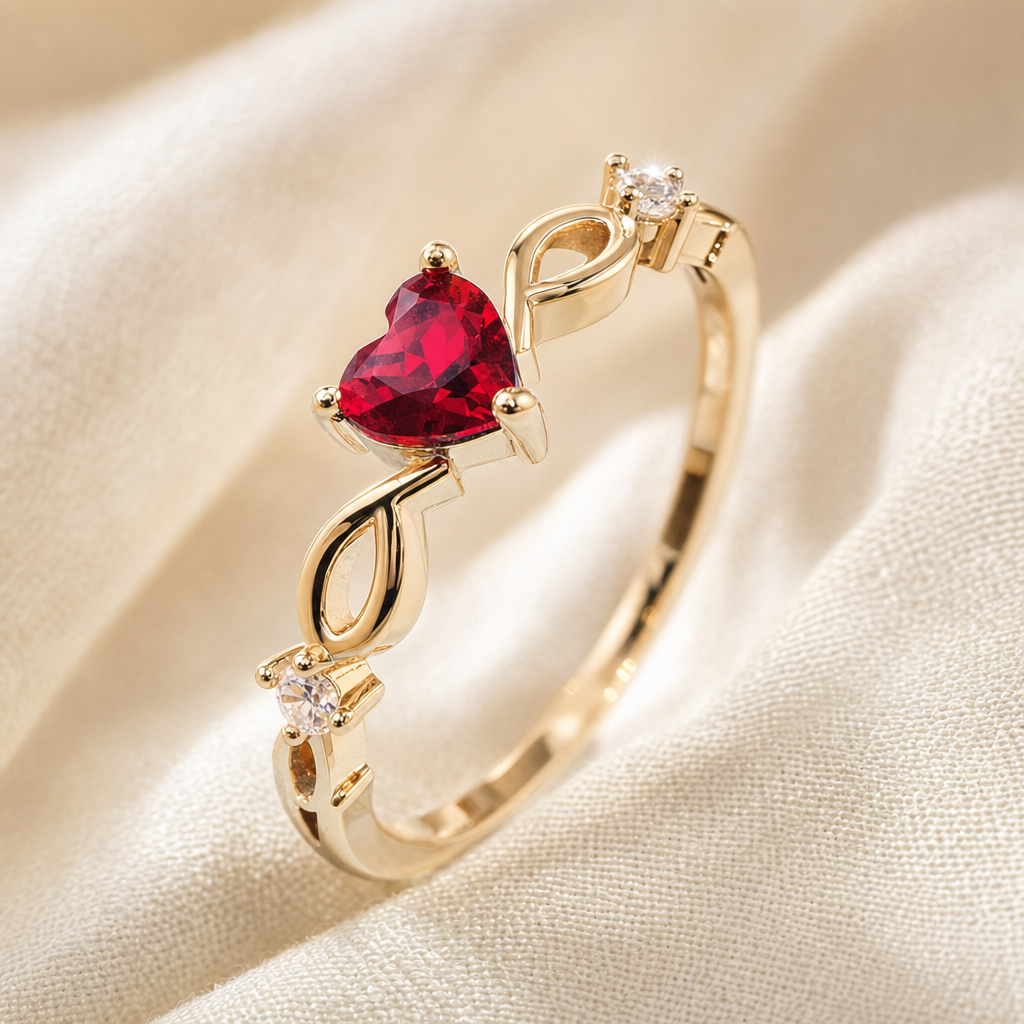 THE ROSELLA | HEART RING