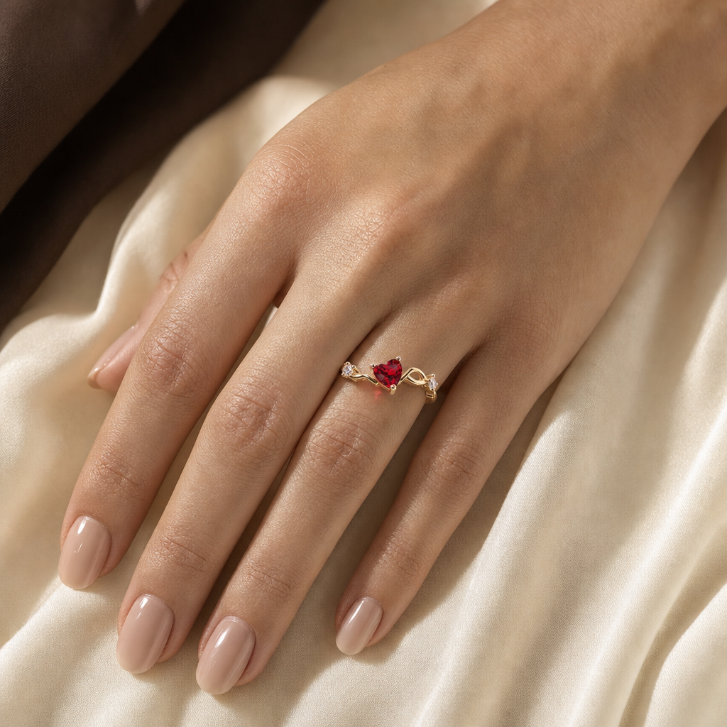 THE ROSELLA | HEART RING