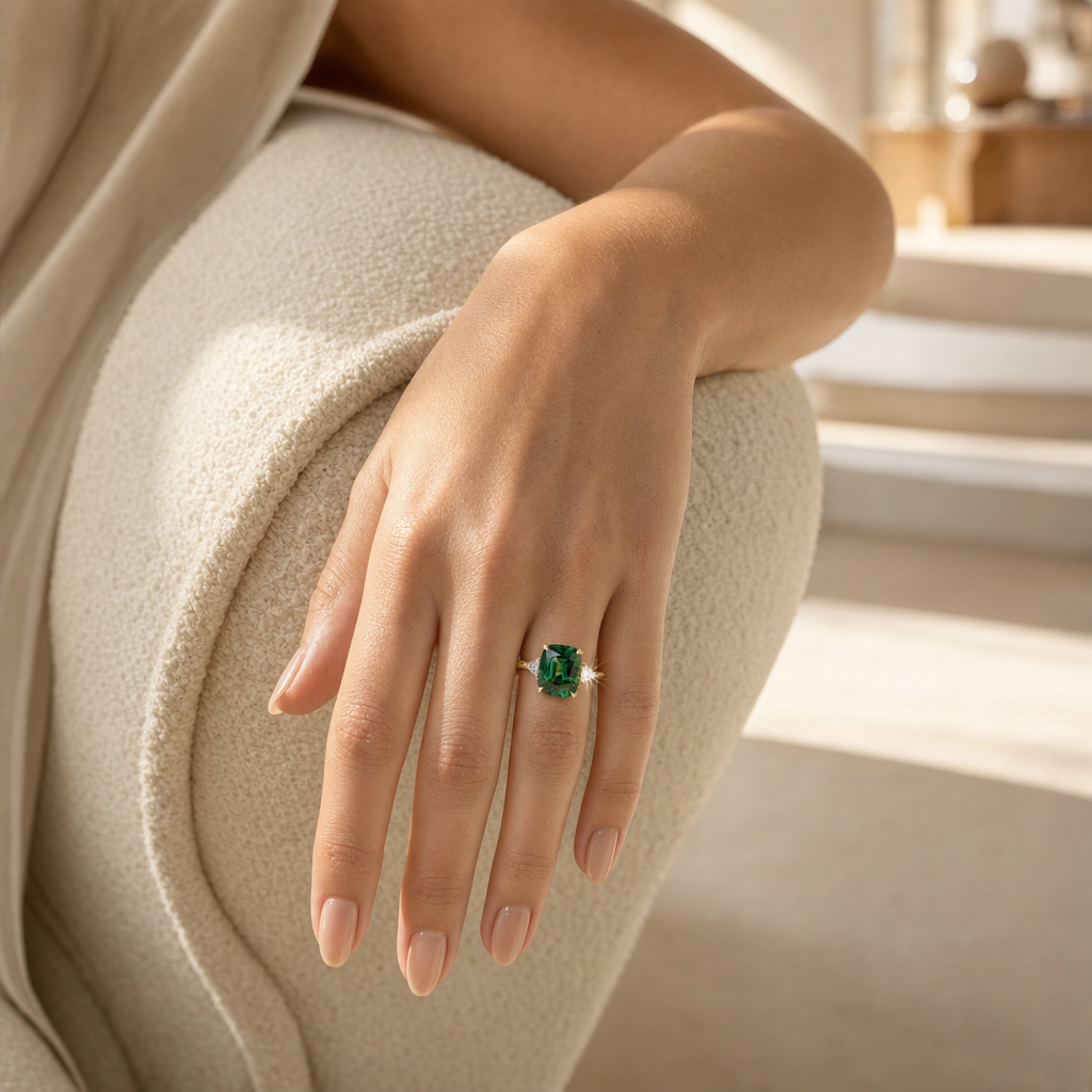 THE VALENTINA RING EMERALD