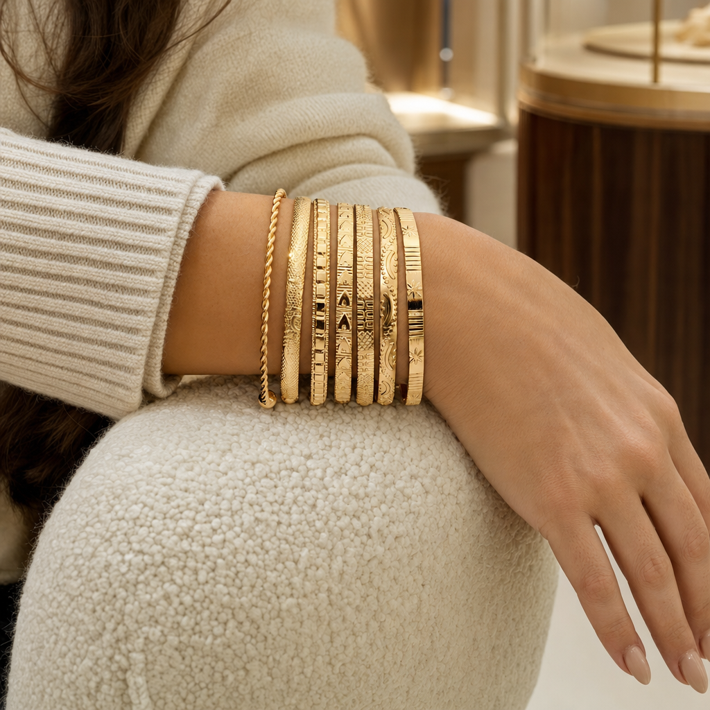 THE SIENNA | 7-PIECE BANGLE SET