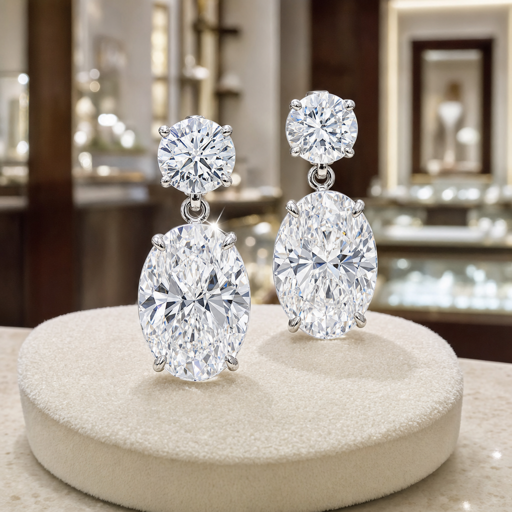 THE ISADORA | OVAL DROP EARRINGS