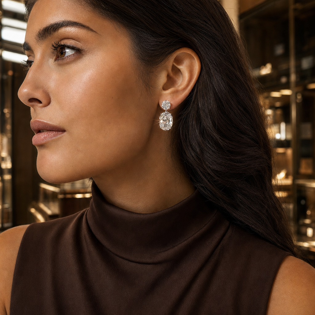 THE ISADORA | OVAL DROP EARRINGS