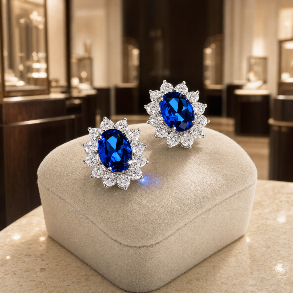 THE AURELIA | HALO STUD EARRINGS