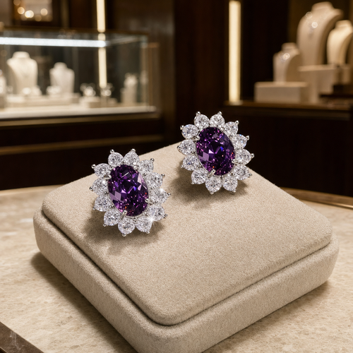 THE AURELIA | HALO STUD EARRINGS
