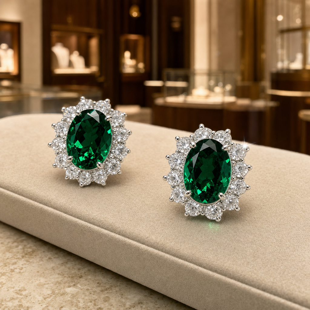 THE AURELIA | HALO STUD EARRINGS